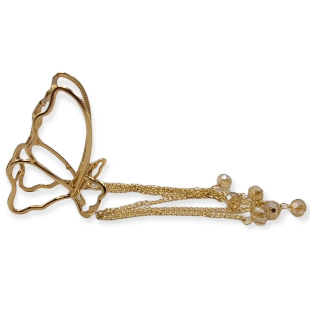 Butterfly Tassel Hair Clip - Picture 3 of 4